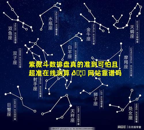 紫薇斗数排盘真的准到可怕且超准在线测算 🦉 网站靠谱吗